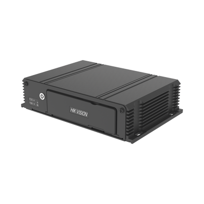 DVR Móvil 2 Megapixel (1080p) / 4 Canales TURBOHD / Tecnología IA Integrada / Soporta 4G / WiFi / GPS / Sensor G / Soporta 2 Memorias SD (512 GB) / Alarmas I/O