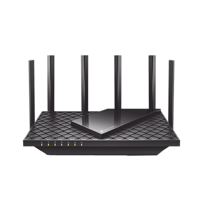 Router Triple Banda WiFi 6E / AX5400 MU-MIMO / 1 Puerto WAN 1 10/100/1000 Mbps / 4 Puertos LAN 10/100/1000 Mbps / 1 puerto USB 3.0 / 6 antenas de alta ganancia / OneMesh ™