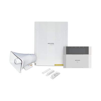KIT Panel de Alarma  AX HYBRID PRO / 1 Panel Híbrido / 1 Teclado LCD / 1 Contacto Magnético / 1 Sirena de 30 Watts