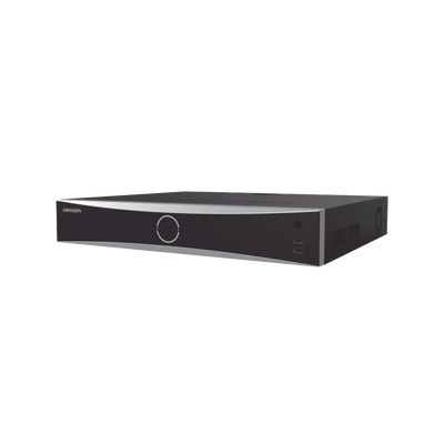 NVR 32 Megapixel (8K) / Reconocimiento Facial (Base de Datos) / 16 Canales IP / 4 Bahías de Disco Duro / HDMI en 8K / ACUSENSE / Soporta POS / AcuSearch