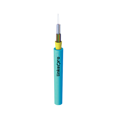 Cable de Fibra Óptica Multimodo OM3 50/125, 6 Hilos, para Interior, Tight Buffer 900µm, OFNR Riser, Dieléctrica, Precio Por Metro, (Hasta 2000 Metros en un Solo Tramo de Cable)