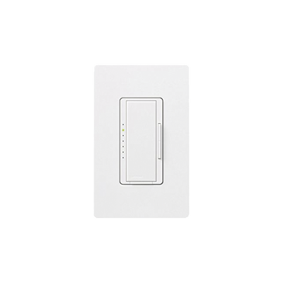 Atenuador (dimmer) Maestro 600W baja tensión, multilocación, sinlge pole,  color blanco.