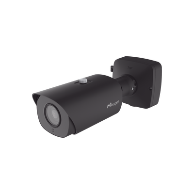 Cámara Bullet Plus de Red 2MP / AI 4X / Enfoque Automático / IR Inteligente / WDR 140dB / Tarjeta MicroSD hasta 256GB / IP67 / IK10 / Análisis de Video AI / Compresión H.265+