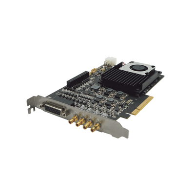 Frame Grabber CXP-6 / PCIe Gen3 x8 / PoCXP 13W por Canal / 8 Canales / 6.25 Gbps / 4 GB DDR4 / GenICam