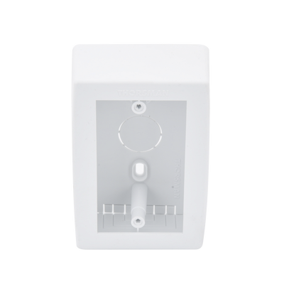Caja de Registro Universal, Color Blanco de PVC Auto Extinguible (7902-02001)