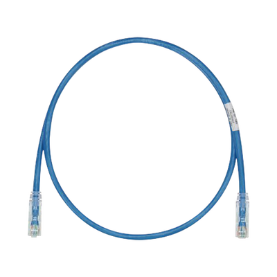 Cable de Parcheo TX6, UTP Cat6, 24 AWG, CM, Color Azul, 2.44 Metros (8 Pies)