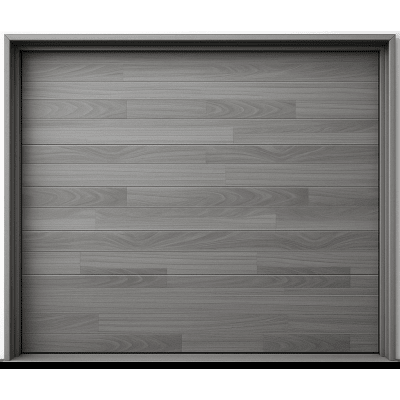 Puerta de Garage de Alta Calidad / Estilo Americano / Acabado Laminado PREMIUM / Color Gris / 20x8 Pies.