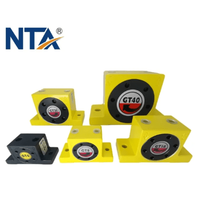 Vibrador Neumático Turbina NTA-G20T / Puerto G1/4 / Accionamiento por Turbina Neumática / Alta Frecuencia de Vibración / Para Aplicaciones Industriales