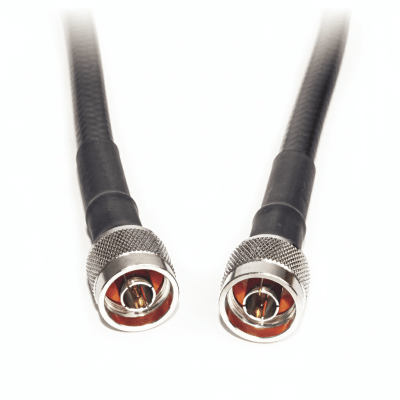 Jumper Coaxial con Cable Epcom405 | Conector N Macho en los Extremos | 15 Metros (49.21 Pies) de Longitud.