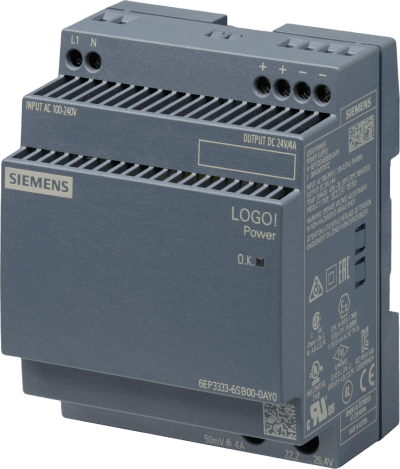 Fuente de Alimentación Estabilizada / 1AC/24VDC/4A / Entrada 100-240V AC / Salida 24V DC / 89.1% Eficiencia / IP20 / Montaje RIEL DIN / Certificaciones UL-CE-EAC