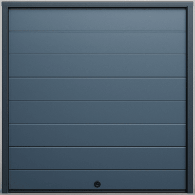 Puerta D / Garage D / Alta Calidad / Linea Central / Color GRIS /  acabdo DELUXE / 12X7 pies / AISLADA / Estilo Americana.