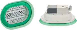 Pinza para Sacos PSSG / 290x215 mm / Material Silicona 55 Shore A / Generación de Vacío Integrada / Capacidad de Elevación 15 kg / NFC-TAG / Rosca M6-HE