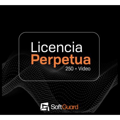 Licencia Perpetua de 250 cuentas para SoftGuard (Módulos de Monitoreo de Alarmas y Video)