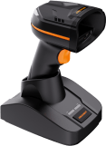 Lector de Códigos Inalámbrico / 1D y 2D / Bluetooth 5.0 / 1280×1024 CMOS / 3-4 mil Precisión / 100 m Alcance / IP52 / Batería 3150 mAh / 13 Horas Autonomía / Base Inteligente